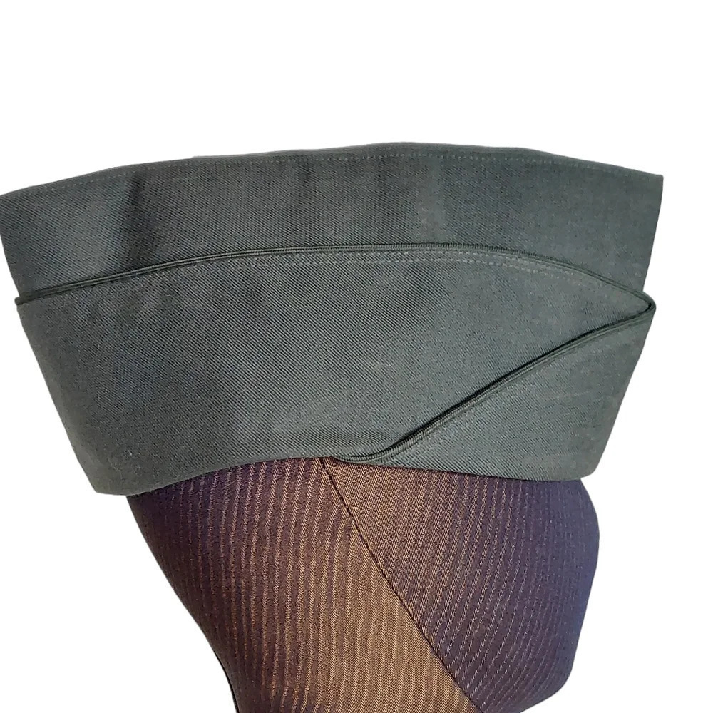 Vintage Olive Green Army Private Hat - Picture 5 of 16